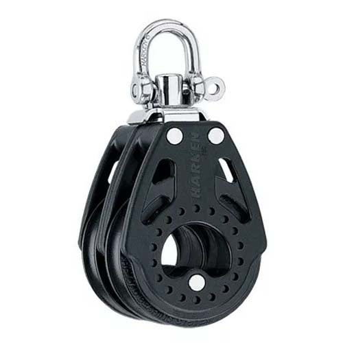 Harken 75mm Double Carbo Swivel Block