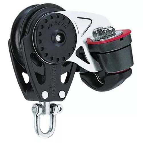 Harken 75mm Carbo Swivel Block w/Cam Cleat