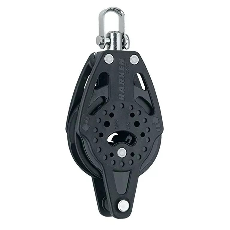 Harken 75mm Carbo Ratchet Block Swivel w/Becket
