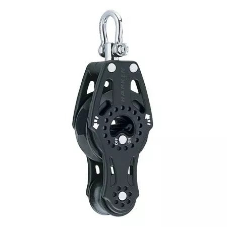 Harken 57mm Carbo Fiddle Ratchet Block Swivel