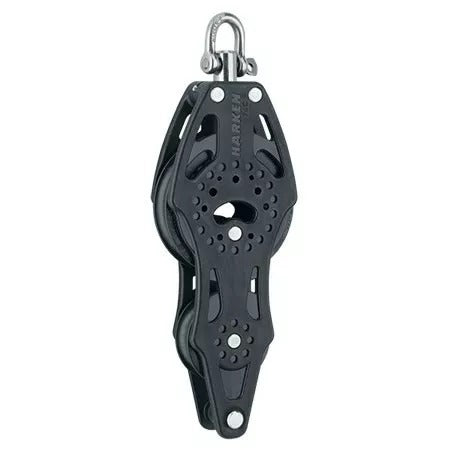 Harken 75mm Carbo Fiddle Block Swivel w/Becket