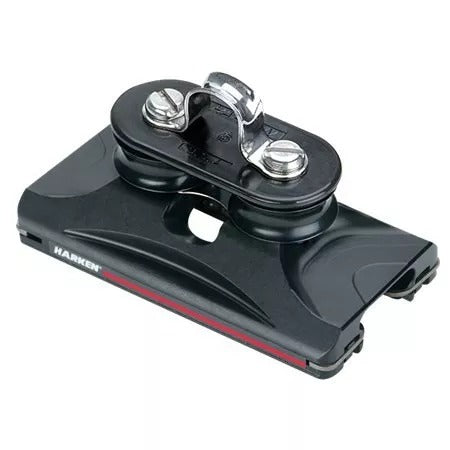 Harken 22mm Small Boat CB High-Load 1250 Car w/Fixed Sheaves & Eyestrap