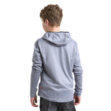Rooster Junior Hooded Quick Dry T-shirt long sleeve. Blue, Khaki, Gray, White