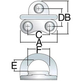 Harken 6mm Folding Padeye