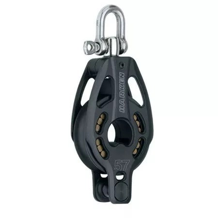 Harken 57mm Aluminum Block Swivel w/Becket