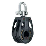 Harken 57mm Aluminum Low Load Double Block Swivel