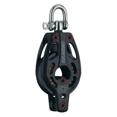 Harken 57mm Aluminum Low Load Block Swivel w/Becket