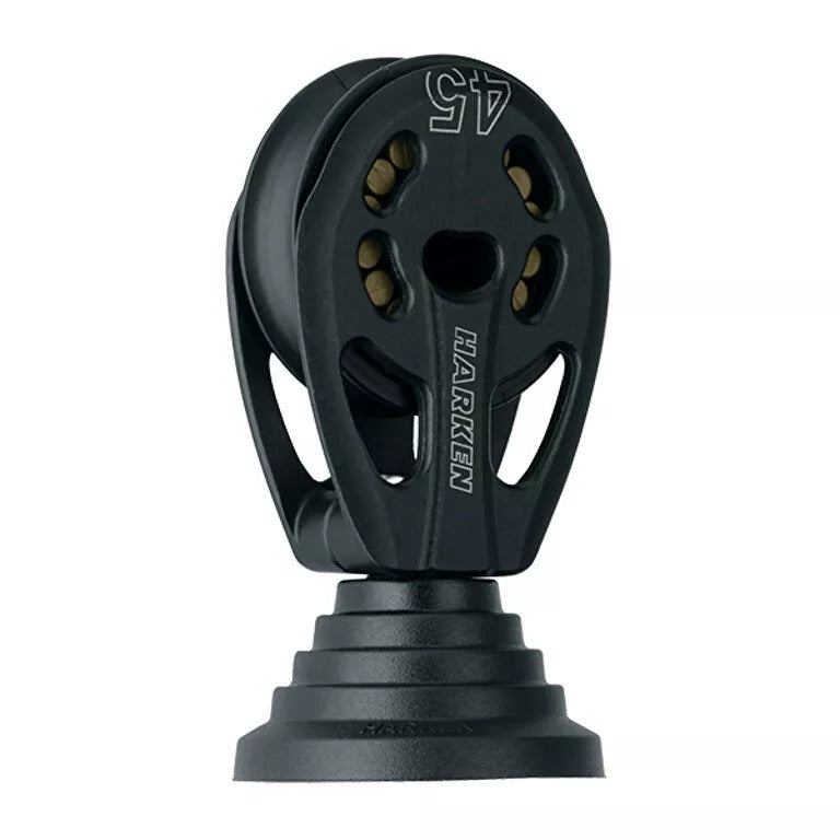 Harken 45mm Aluminum Single Black Magic Stand-Up Block