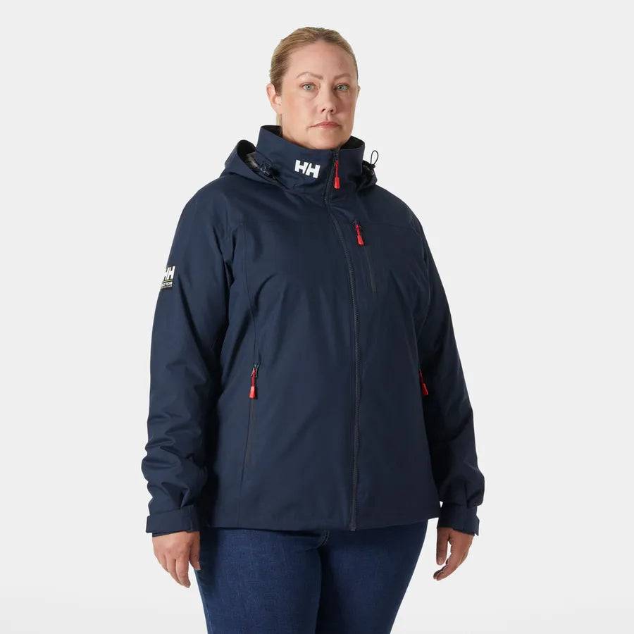 Helly Hansen Women's Hooded Crew Midlayer Plus Jacket 2.0
