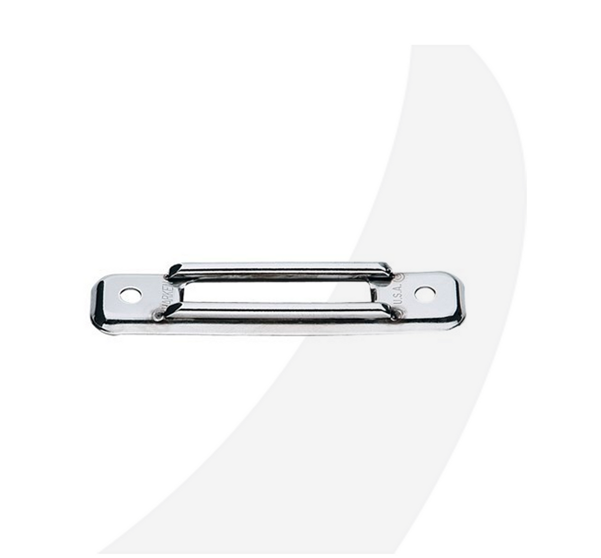 Harken 38mm Through-Deck Wire Block — Coverplate, Support Rods