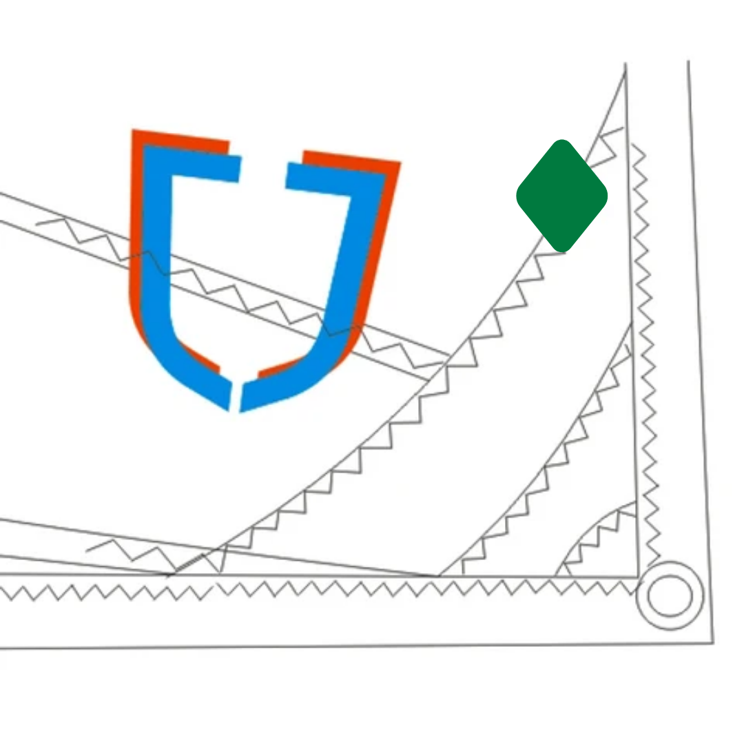 Optimist Race Sail – Green 2.0 (Under 77 lb)