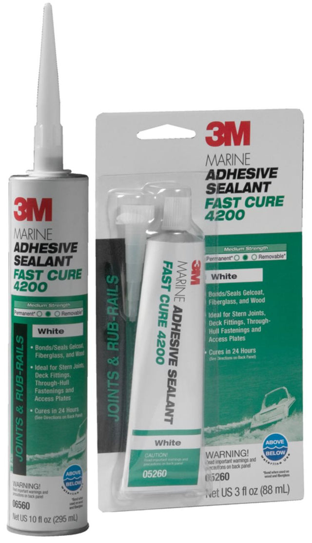 3M  4200 Fast Cure - Marine Adhesive Sealant 10 oz