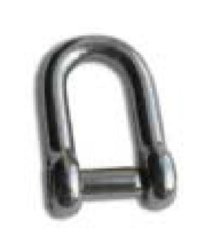 Sea Sure S/S 6 mm "D" Shackle - c/sunk slotd pn