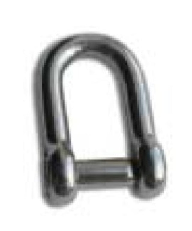 Sea Sure S/S 6 mm "D" Shackle - c/sunk slotd pn