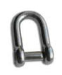 Sea Sure S/S 6 mm "D" Shackle - c/sunk slotd pn