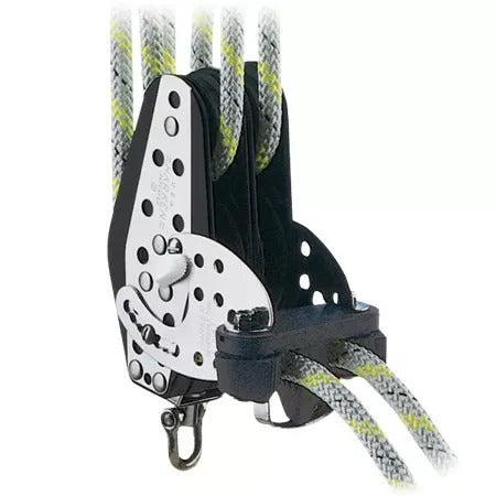 Harken 3.00" Double Fiddle Hexaratchet Block w/Double Cam & Standup Base