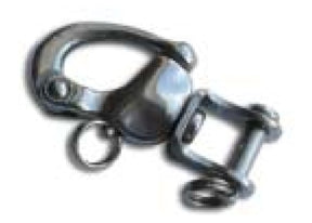 Sea Sure S/S 85mm Snap Shackle - Swivel Strip