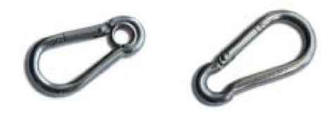 Sea Sure S/S 70mm Carbine Hook (with eye)