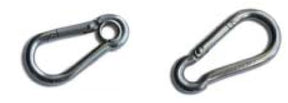 Sea Sure S/S 60mm Carbine Hook (with eye)