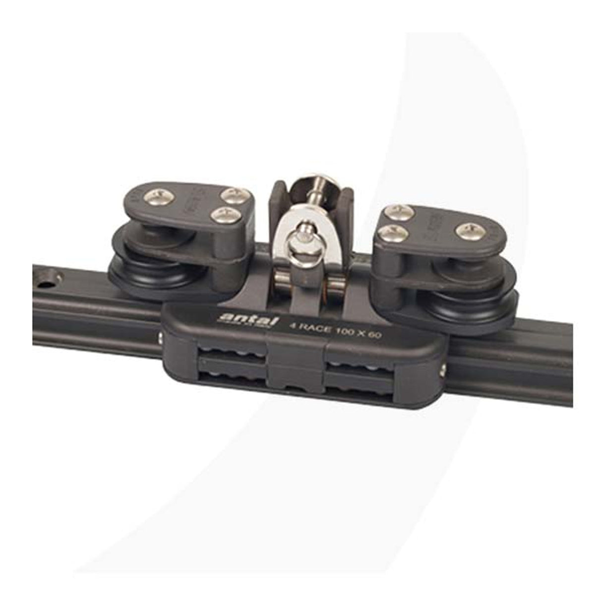 Antal 26X20 Track BB Size 100, Car Stand-Up Toggle, 2 Sheaves, 2 Beckets