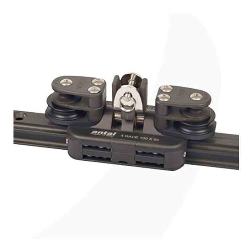 Antal 26X20 Track BB Size 100, Car Stand-Up Toggle, 2 Sheaves, 2 Beckets