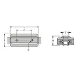 Antal Flat Series Car 4R 31X21 Size 150 + 2X M10 Holes
