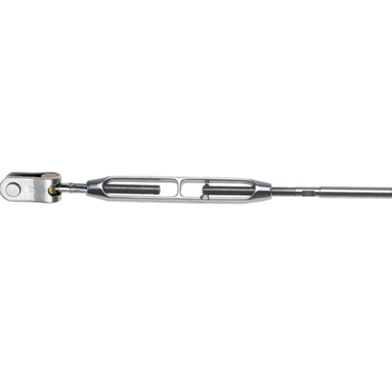 Johnson Marine T Style Jaw and Swage Open Body Turnbuckle 1/8