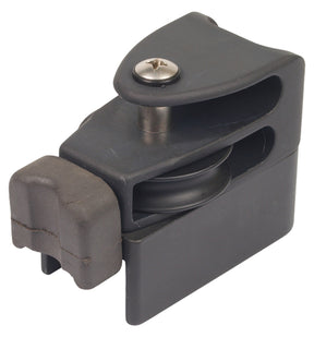 Antal 31x21 Track End Fitting, 45mm Single Sheave, Becket