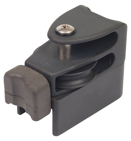 Antal 31x21 Track End Fitting, 45mm Single Sheave, Becket