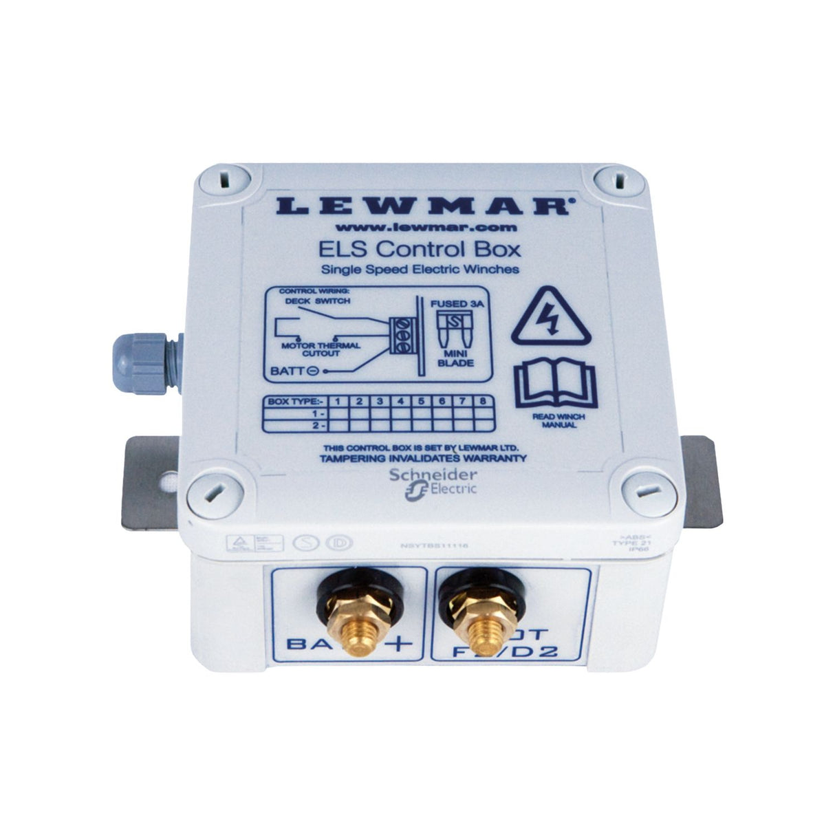 Lewmar Electric Winch ELS Control Box Type 1-8