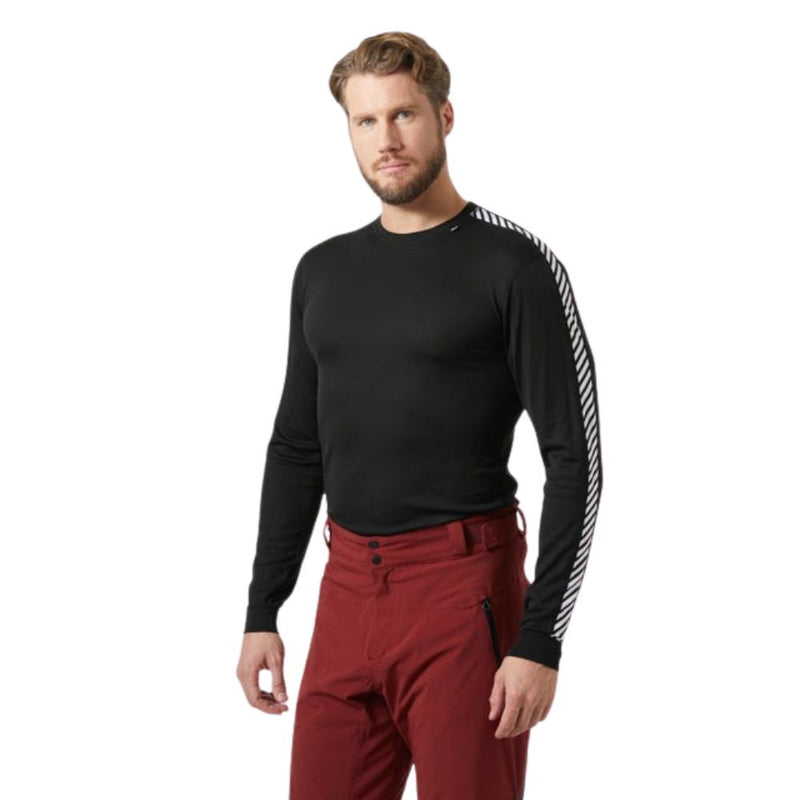 Helly Hansen Men's HH Lifa Stripe Long-Sleeve Crew Base Layer