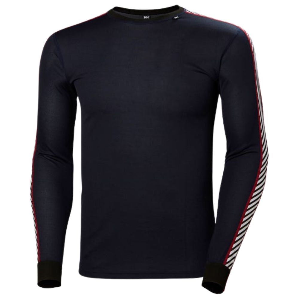 Helly Hansen Men's HH Lifa Stripe Long-Sleeve Crew Base Layer