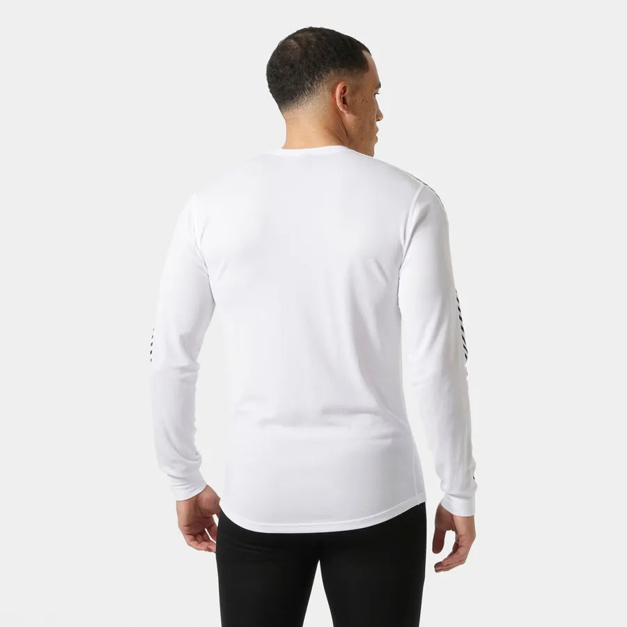 Helly Hansen Men's HH Lifa Stripe Long-Sleeve Crew Base Layer