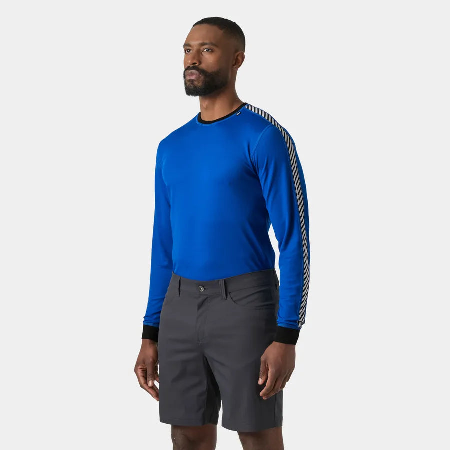 Helly Hansen Men's HH Lifa Stripe Long-Sleeve Crew Base Layer