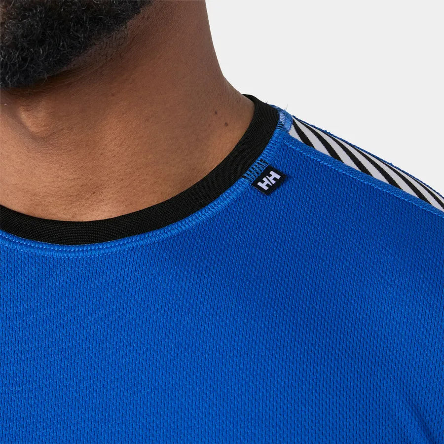 Helly Hansen Men's HH Lifa Stripe Long-Sleeve Crew Base Layer