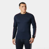 Helly Hansen Men's HH Lifa Stripe Long-Sleeve Crew Base Layer