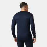 Helly Hansen Men's HH Lifa Stripe Long-Sleeve Crew Base Layer