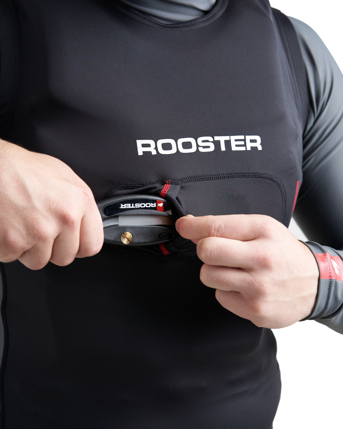 Rooster Pro Compression Bib for Harness with Safety Knife Pocket
