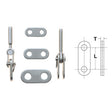 Johnson Marine Jaw and Eye Adapter Link Plate 3/8 to 1/2
