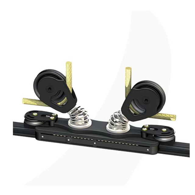 Antal 47x31 Maxi Track 430 BB Car, 2 Shackles, Single Control Sheaves