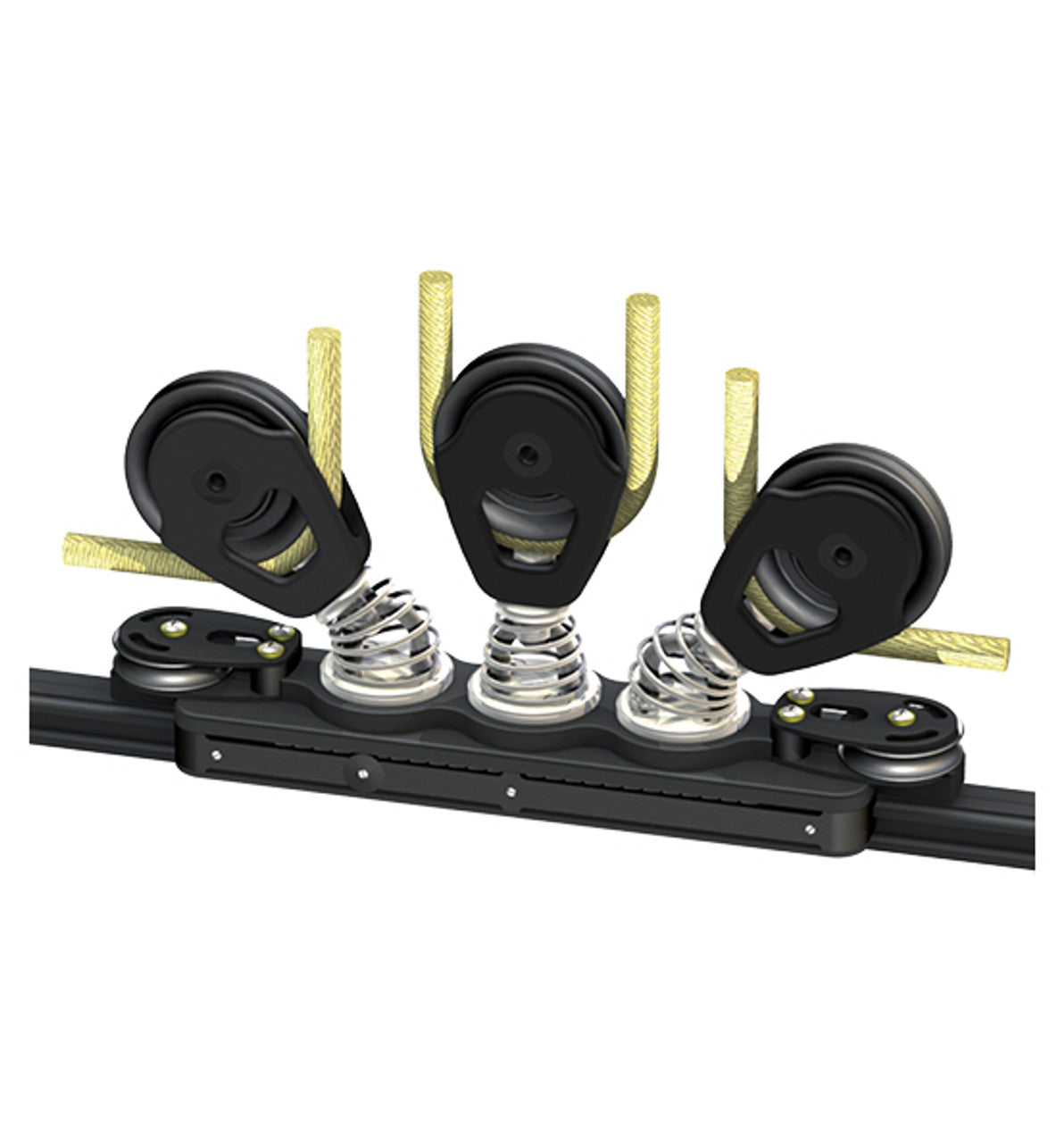 Antal 47x31 Maxi Track 430 BB Car, 3 Shackles, Single Control Sheaves