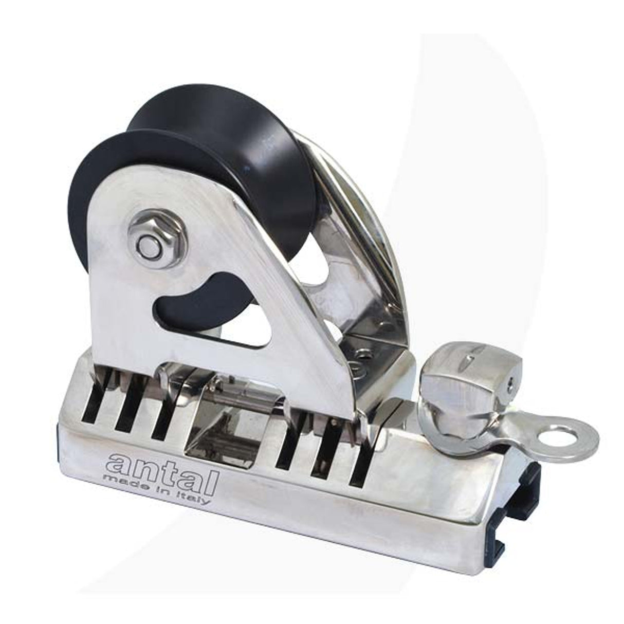 Antal 40X8 T-Track Stainless Steel Genoa Car 75mm Sheave