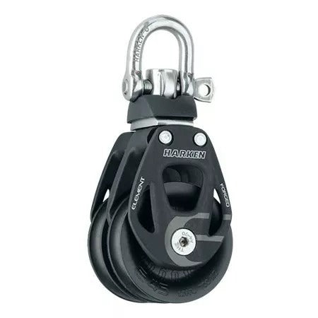 Harken 45mm Aluminum Element Double Swivel Block