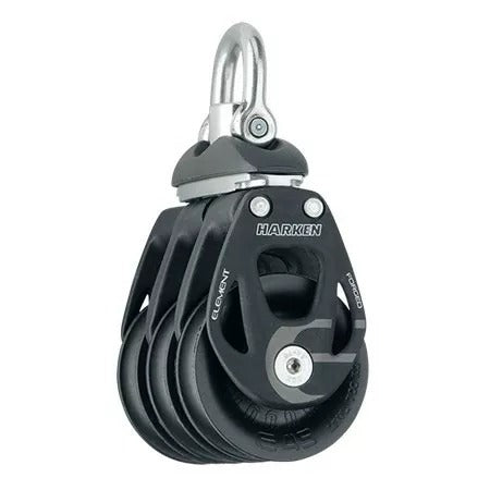 Harken 45mm Aluminum Element Triple Swivel Block