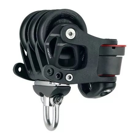 Harken 45mm Aluminum Element Triple Swivel Block w/150 Cam Cleat