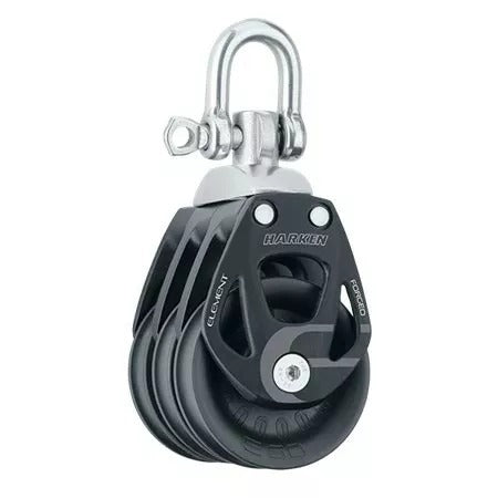 Harken 60mm Aluminum Element Triple Swivel Block