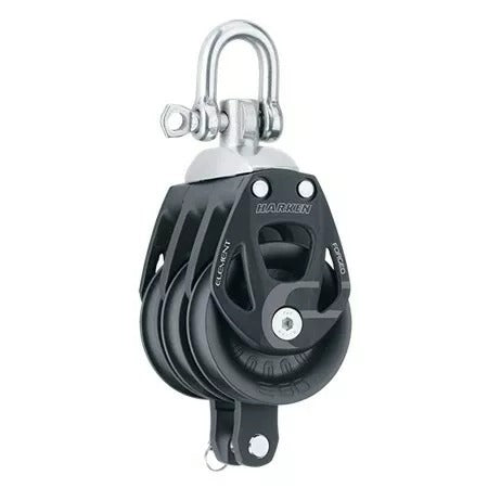 Harken 60mm Aluminum Element Triple Swivel Block w/Becket