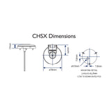 Lewmar CHSX Deck Switch Stainless Steel Open