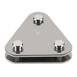 Schaefer Triangle Plate, 3/8" Upper Pin, 5/16" Lower Pins — 84-97