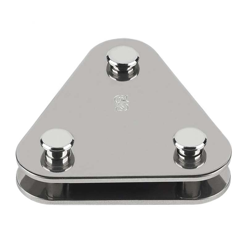 Schaefer Triangle Plate, 3/8" Upper Pin, 5/16" Lower Pins — 84-97